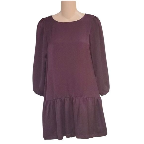 d.RA Burgundy Tunic Dress XS - Picture 1 of 7